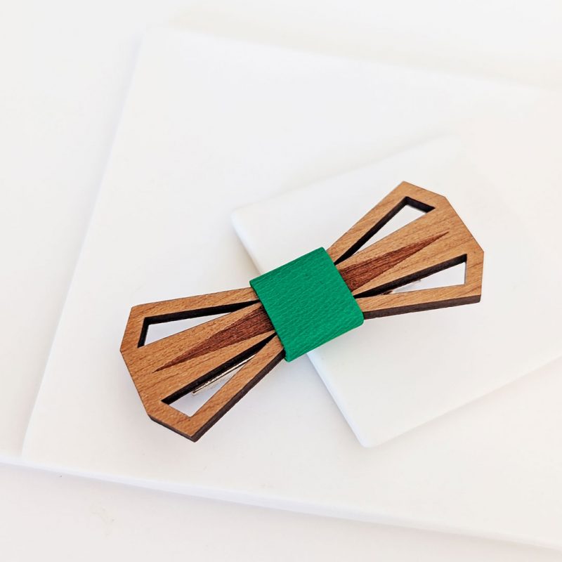 boucles d'oreilles en bois, boucles d'oreilles vert prairie, bijoux vert