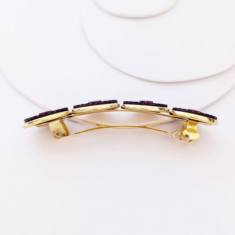 barrette chignon, barrette inspiration japonaise, barrette NUPHA, martho