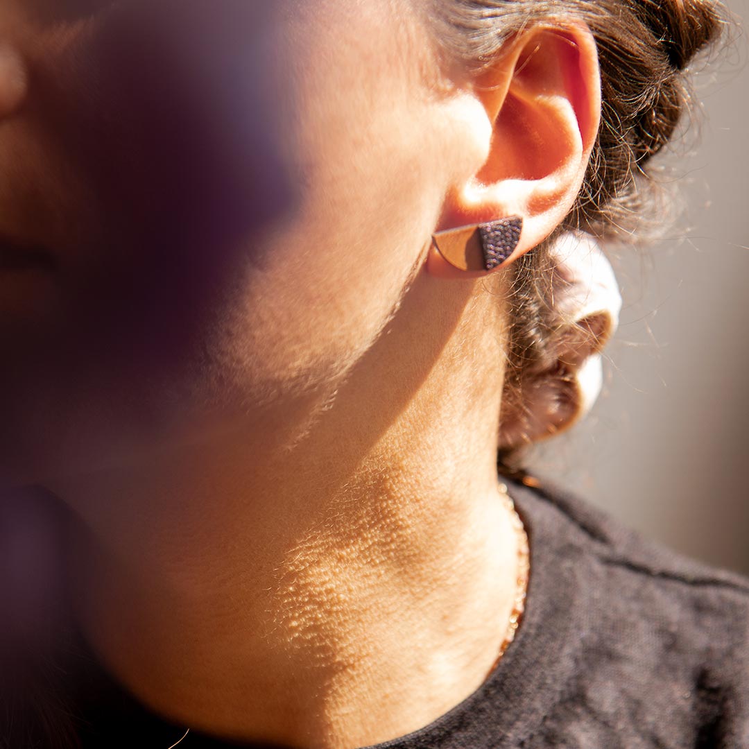 Boucles d'oreilles en bois - UNN – Image 5